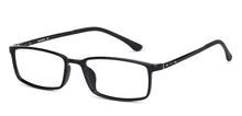 Load image into Gallery viewer, Black Rectangle Full Rim Unisex Eyeglasses by Lenskart Air Computer Glasses-142727