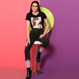 Black Rectangle Full Rim Unisex Eyeglasses by Lenskart Air Computer Glasses-142727
