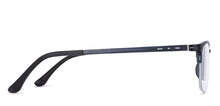 Load image into Gallery viewer, Blue Rectangle Half Rim Unisex Eyeglasses by Lenskart Air Computer Glasses-148127