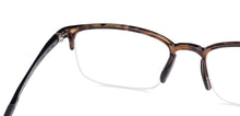 Load image into Gallery viewer, Brown Rectangle Half Rim Unisex Eyeglasses by Lenskart Air Online-130157