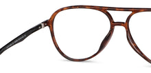Load image into Gallery viewer, Brown Aviator Full Rim Medium Unisex Eyeglasses by Lenskart Air-130169