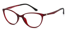 Load image into Gallery viewer, Red Cat Eye Full Rim Women Eyeglasses by Lenskart Air Online-130176
