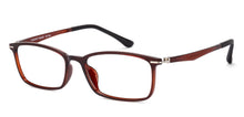Load image into Gallery viewer, Brown Rectangle Full Rim Unisex Eyeglasses by Lenskart Air Online-130191