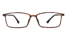 Load image into Gallery viewer, Brown Rectangle Full Rim Unisex Eyeglasses by Lenskart Air Computer Glasses-148104