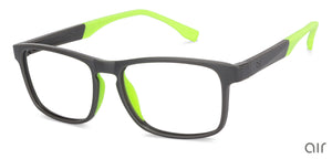 Grey Rectangle Full Rim Unisex Eyeglasses by Lenskart Air Online-130209