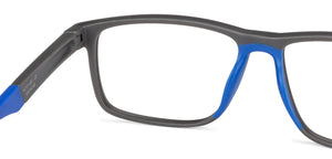 Grey Rectangle Full Rim Unisex Eyeglasses by Lenskart Air Online-130215