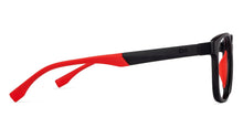 Load image into Gallery viewer, Black Rectangle Full Rim Unisex Eyeglasses by Lenskart Air Online-130218