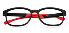Load image into Gallery viewer, Black Rectangle Full Rim Unisex Eyeglasses by Lenskart Air Online-130218