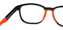 Load image into Gallery viewer, Black Rectangle Full Rim Unisex Eyeglasses by Lenskart Air Online-130220