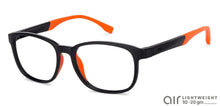 Load image into Gallery viewer, Black Rectangle Full Rim Unisex Eyeglasses by Lenskart Air Online-130220