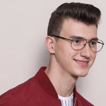 Load image into Gallery viewer, Gunmetal Aviator Full Rim Unisex Eyeglasses by Vincent Chase Online-130347