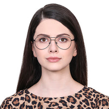 Load image into Gallery viewer, Gunmetal Aviator Full Rim Unisex Eyeglasses by Vincent Chase Online-136226