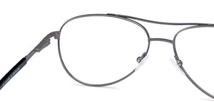Gunmetal Aviator Full Rim Unisex Eyeglasses by Vincent Chase Online-136226