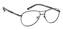 Load image into Gallery viewer, Black Aviator Full Rim Medium Unisex Eyeglasses by Vincent Chase-137422