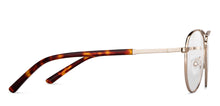 Load image into Gallery viewer, Gold Aviator Full Rim Unisex Eyeglasses by Vincent Chase-149099