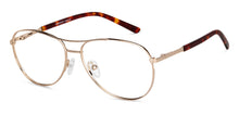 Load image into Gallery viewer, Gold Aviator Full Rim Unisex Eyeglasses by Vincent Chase-149099