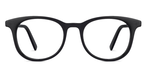 Black Wayfarer Full Rim Wide Unisex Eyeglasses by Vincent Chase Online-130410
