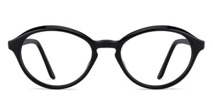 Black Round Full Rim Women Eyeglasses by Vincent Chase Online-130420