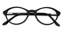 Load image into Gallery viewer, Black Round Full Rim Women Eyeglasses by Vincent Chase Online-130420