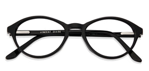 Black Round Full Rim Women Eyeglasses by Vincent Chase Online-130420
