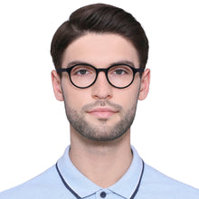 Load image into Gallery viewer, Black Round Full Rim Unisex Eyeglasses by Vincent Chase Online-130393