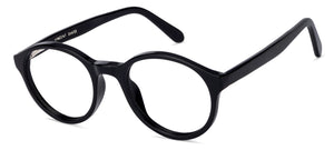 Black Round Full Rim Unisex Eyeglasses by Vincent Chase Online-130393