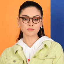 Load image into Gallery viewer, Tortoise Round Full Rim Unisex Eyeglasses by Vincent Chase Essentials-130400