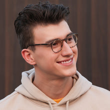 Load image into Gallery viewer, Tortoise Round Full Rim Unisex Eyeglasses by Vincent Chase Essentials-130400