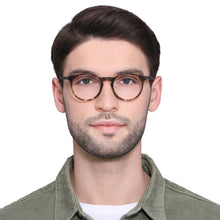 Load image into Gallery viewer, Tortoise Round Full Rim Unisex Eyeglasses by Vincent Chase Essentials-130400