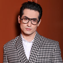 Load image into Gallery viewer, Black Aviator Full Rim Unisex Eyeglasses by Vincent Chase Essentials-130402