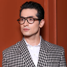 Load image into Gallery viewer, Black Aviator Full Rim Unisex Eyeglasses by Vincent Chase Essentials-130402