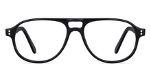 Load image into Gallery viewer, Black Aviator Full Rim Unisex Eyeglasses by Vincent Chase Essentials-130402