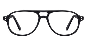 Black Aviator Full Rim Unisex Eyeglasses by Vincent Chase Essentials-130402