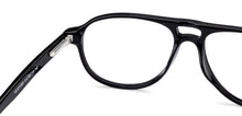 Load image into Gallery viewer, Black Aviator Full Rim Unisex Eyeglasses by Vincent Chase Essentials-130402