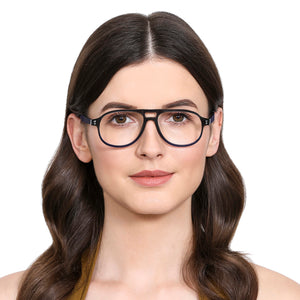 Blue Aviator Full Rim Unisex Eyeglasses by Vincent Chase Online-130403