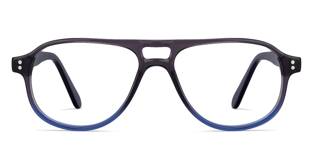 Blue Aviator Full Rim Unisex Eyeglasses by Vincent Chase Online-130403