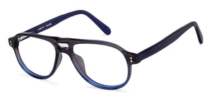 Blue Aviator Full Rim Unisex Eyeglasses by Vincent Chase Online-130403
