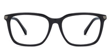 Load image into Gallery viewer, Black Rectangle Full Rim Unisex Eyeglasses by Vincent Chase VC-130688