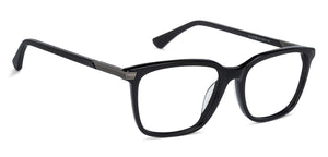 Black Rectangle Full Rim Unisex Eyeglasses by Vincent Chase VC-130688