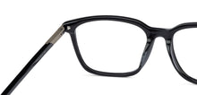 Load image into Gallery viewer, Black Rectangle Full Rim Unisex Eyeglasses by Vincent Chase VC-130688
