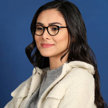 Load image into Gallery viewer, Black Cat Eye Full Rim Women Eyeglasses by Vincent Chase Computer Glasses-133059