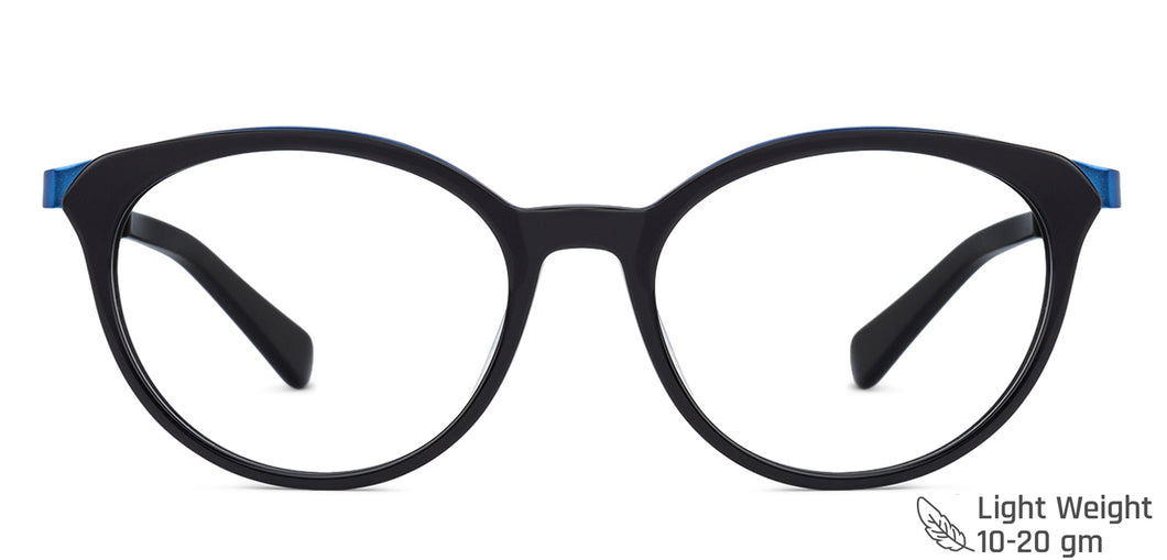 Black Cat Eye Full Rim Women Eyeglasses by Vincent Chase Computer Glasses-133059