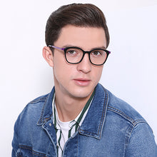 Load image into Gallery viewer, Black Wayfarer Full Rim Unisex Eyeglasses by Vincent Chase Online-130695