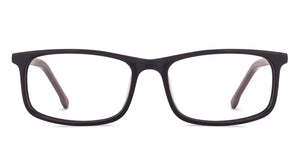 Black Rectangle Full Rim Unisex Eyeglasses by Vincent Chase Online-130701