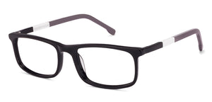 Black Rectangle Full Rim Unisex Eyeglasses by Vincent Chase Online-130701