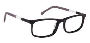 Black Rectangle Full Rim Unisex Eyeglasses by Vincent Chase Online-130701