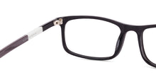 Load image into Gallery viewer, Black Rectangle Full Rim Unisex Eyeglasses by Vincent Chase Online-130701