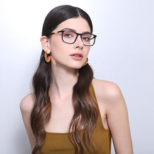 Load image into Gallery viewer, Tortoise Rectangle Full Rim Unisex Eyeglasses by Vincent Chase Online-130705