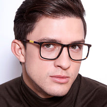 Load image into Gallery viewer, Tortoise Rectangle Full Rim Unisex Eyeglasses by Vincent Chase Online-130705