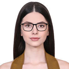 Load image into Gallery viewer, Tortoise Rectangle Full Rim Unisex Eyeglasses by Vincent Chase Online-130705